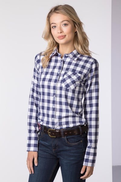 Ladies Hannah Country Shirt - Holly II - Navy