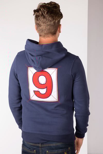 Sweat à capuche Emblem pour homme - Fordon - Marine