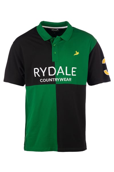 Herren-Poloshirt – Ganton II - Grün/Schwarz