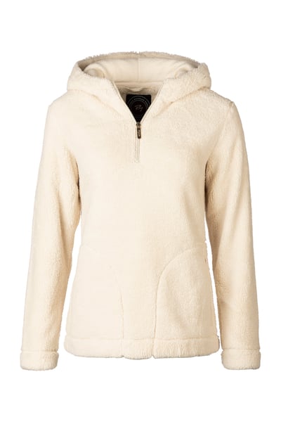 Damen-Kapuzenfleece - Etton II - Sahne