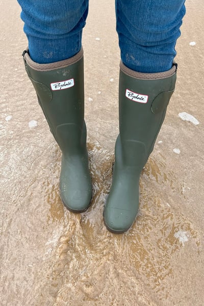 Ladies Neoprene Lined Wellies - Lady Gransmoor II - Olive
