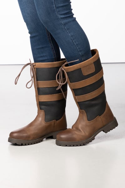 Ladies Mid-Calf Boots - Tullymore - Navy