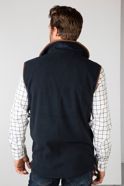 Men's Fleece Gilet - Harpham - Navy