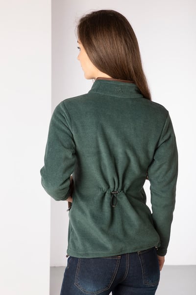 Ladies Huggate Fleece Jacket - Dark Forest