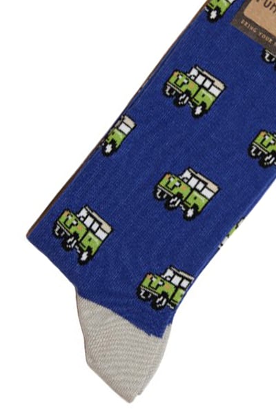Chaussettes Funky en bambou pour hommes - Véhicule 4x4