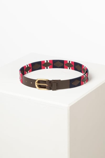 Polo Belts - Askwith - Bonbon/Navy/White