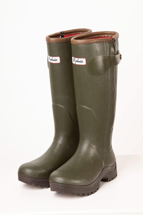 Ladies Neoprene Lined Wellies UK | Women's Full Zip Wellies | Rydale