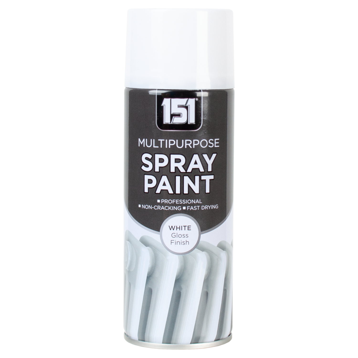 Fresh-N-Quick Multi-Purpose Spray Paint-Flat White (10 oz