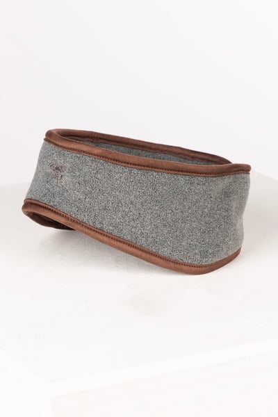 Ladies Fleece Headband - Huggate - Soft Grey