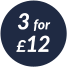 3 for £12