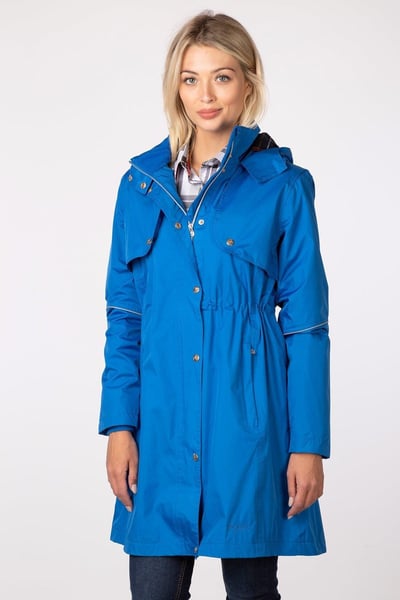 Ladies Emley 3/4 Length Riding Coat - Pacific