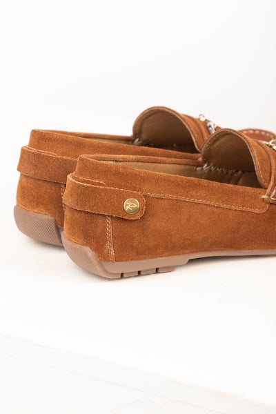 Ladies Snaffle Driving Loafer - Wrelton - Tan