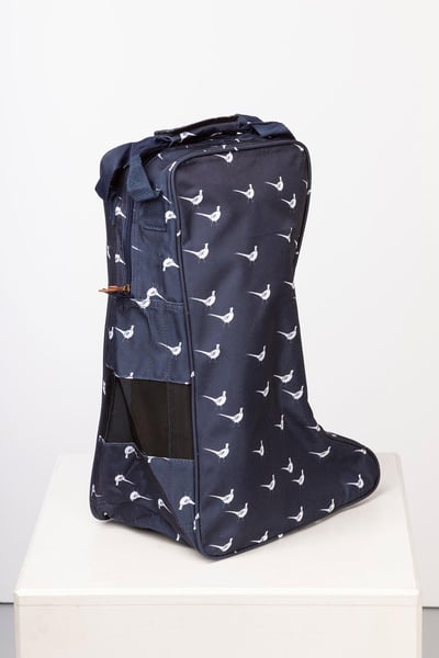 Wellington Boot Bags - Walking Pheasant Navy
