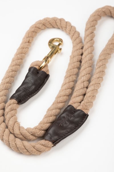 Rope Dog Lead – Yapham - Beige