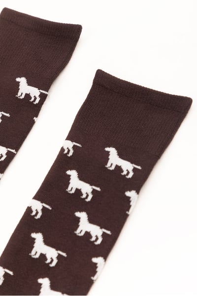 Men's Labrador Socks - Dark Brown