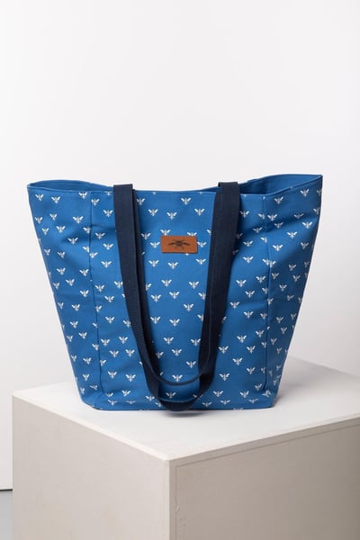 Ladies Canvas Shopping Bag - Roxby - Pacific