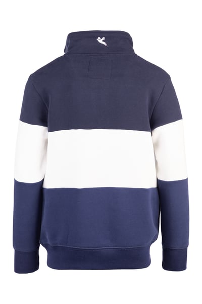 Boy's Sweatshirt - Byland II - 4X4 Navy/White/Denim