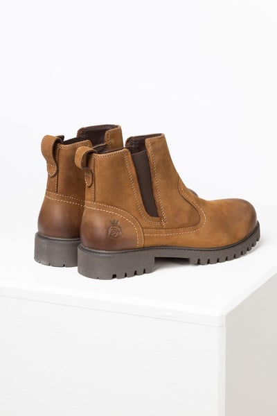 Ladies Leather Yard Boots - Kilburn - Tobacco