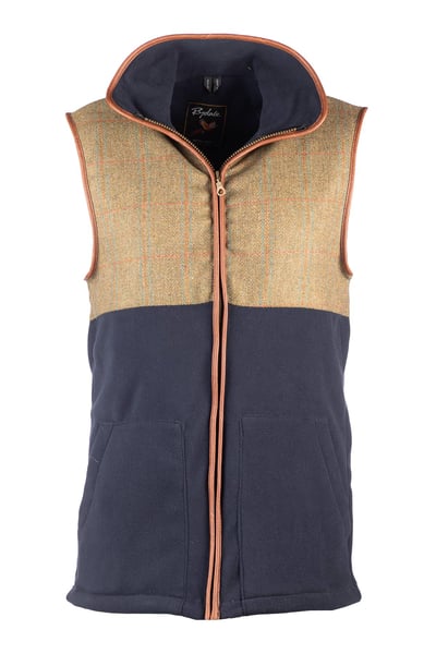 Men's Hybrid Country Waistcoat - Harpham - Navy