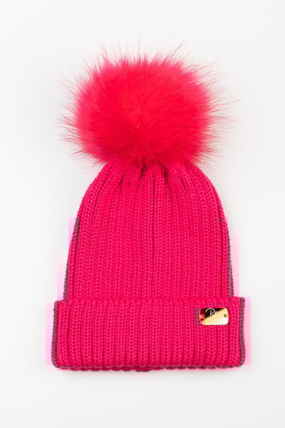 Girls Pom Pom Hat - Bella - Bonbon