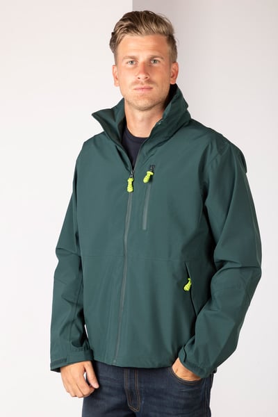 Men's Waterproof Walking Jacket - Warter - Dark Forest