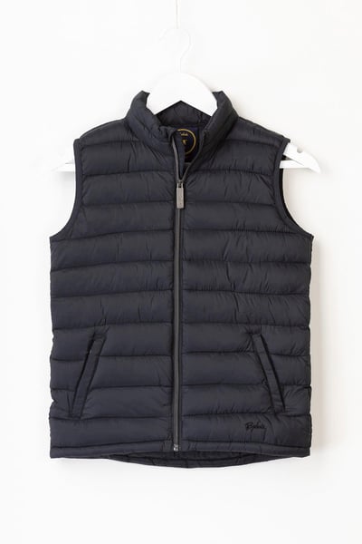 Kid's Padded Gilet - Runswick Bay - Black