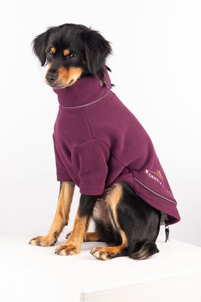 Fleece Dog Jumper - Official Blenheim Edition - Wine