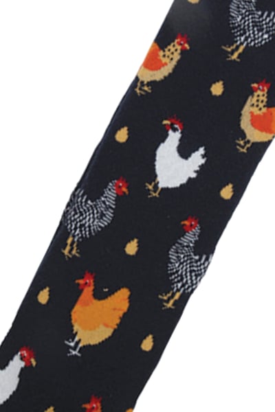 Funky Wellie Socks - Colourful Chicken