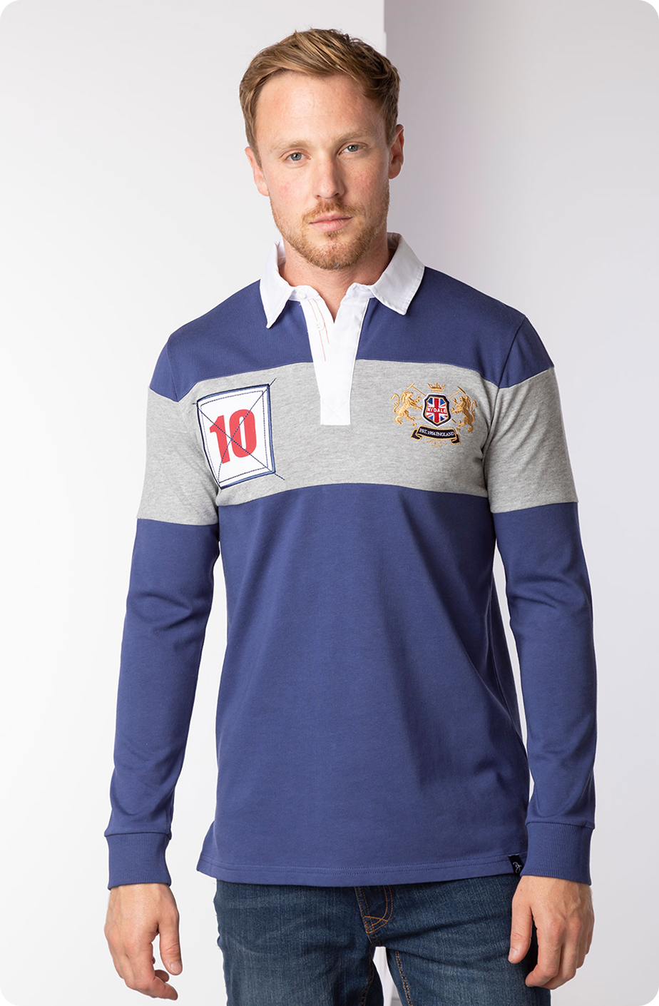 Men's Striped Rugby Shirt