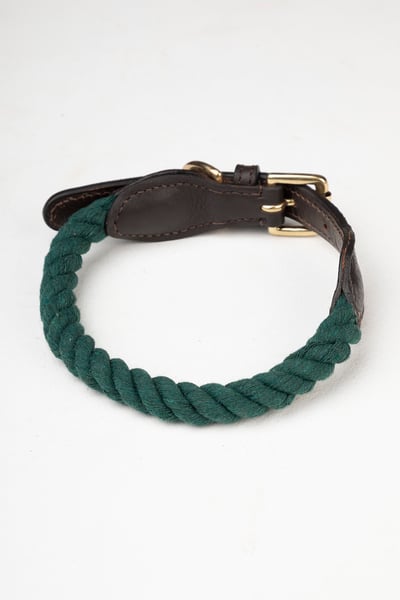 Rope Dog Collar – Yapham - Green