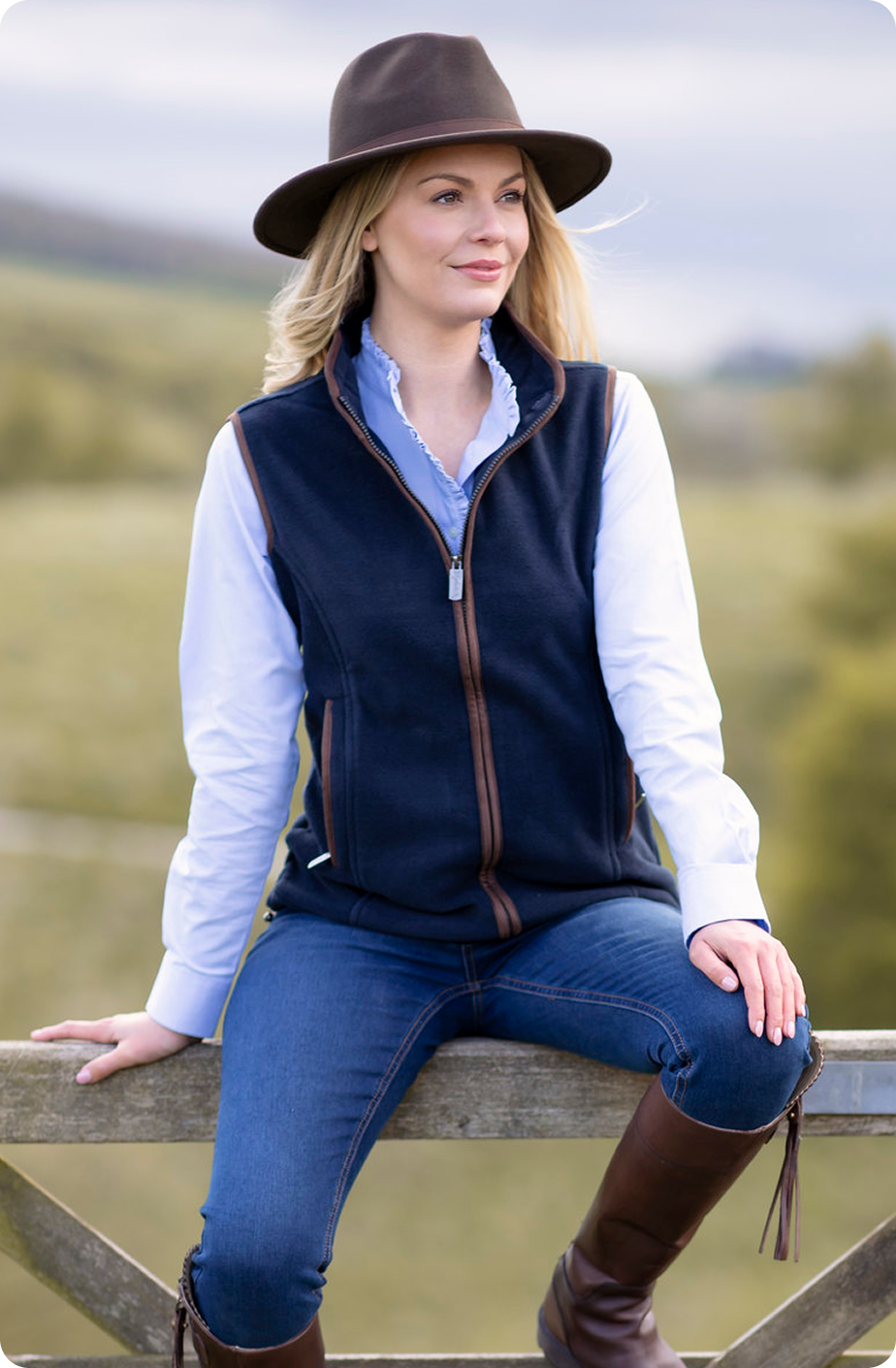Ladies Fleece Waistcoat