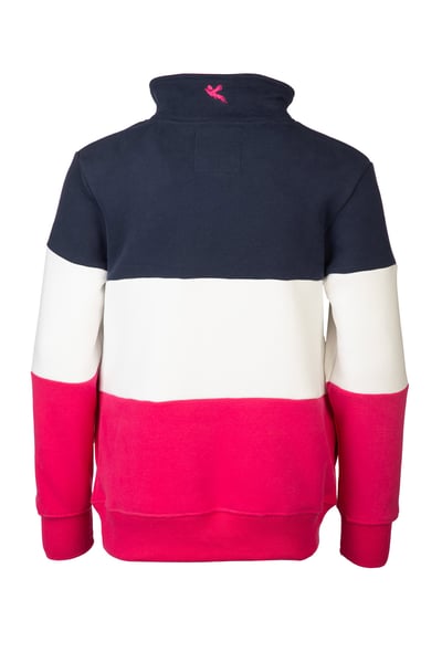 Kids Sweatshirt - Byland - Navy/White/Bonbon