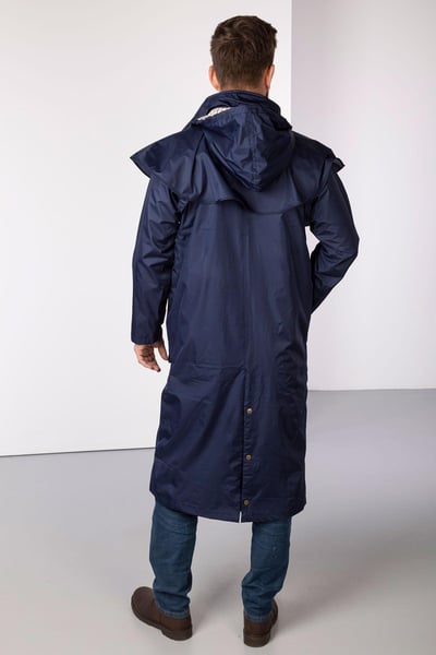 Men's Full Length Riding Coat - Brompton III - Navy