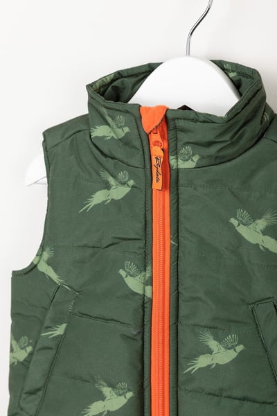 Gepolsterte Splash-Weste für Kleinkinder - Fasan drucken