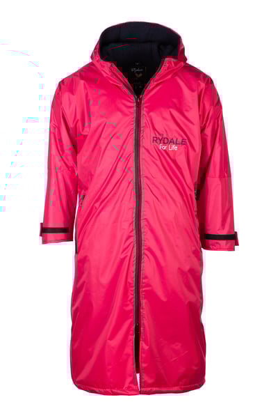 Britischer Umkleidemantel für Herren - Rosa/Marine