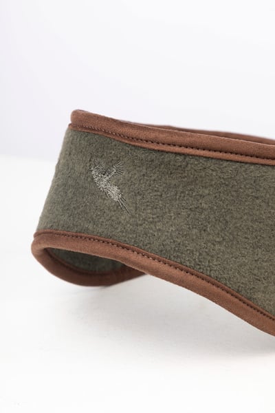 Ladies Fleece Headband - Huggate - Khaki