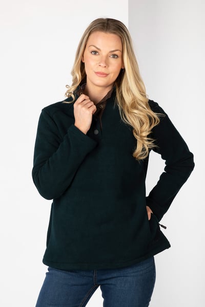Ladies Overhead Fleece - Danby - Dark Green