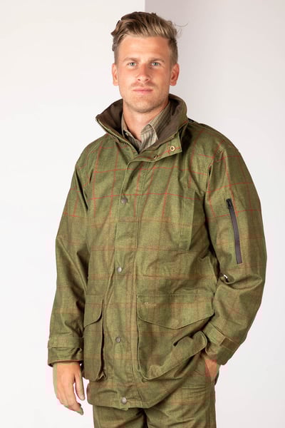 Men's Tweed Print Shooting Jacket - Danby - Scampston Tweed