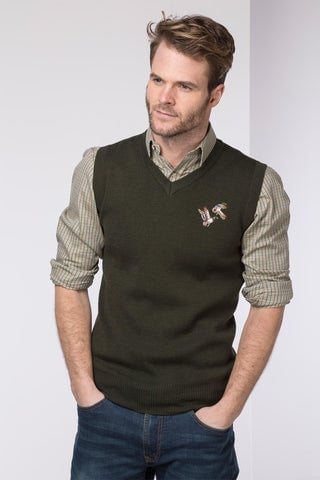 Men's Fine Knit Vest