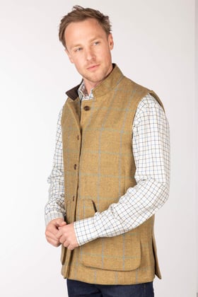 Men's Tweed Waistcoat - Sledmere