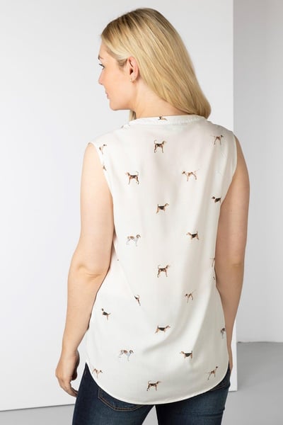 Ladies Sleeveless Blouse - Wistow II - Hound