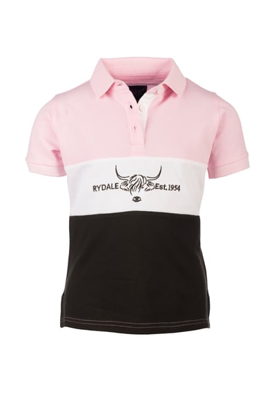 Junior Polo Shirt - Byland - Cow Sorbet/White/Olive