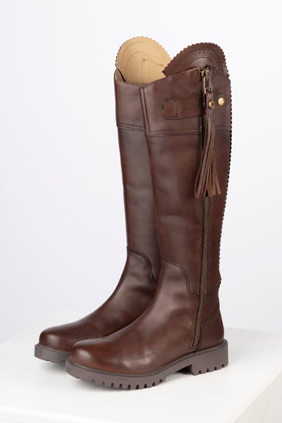 Bottes de campagne en cuir pour femmes - Haworth - Marron