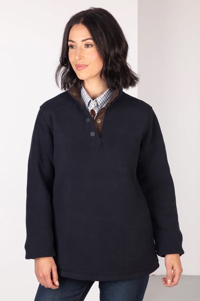 Ladies Overhead Fleece - Danby - Navy