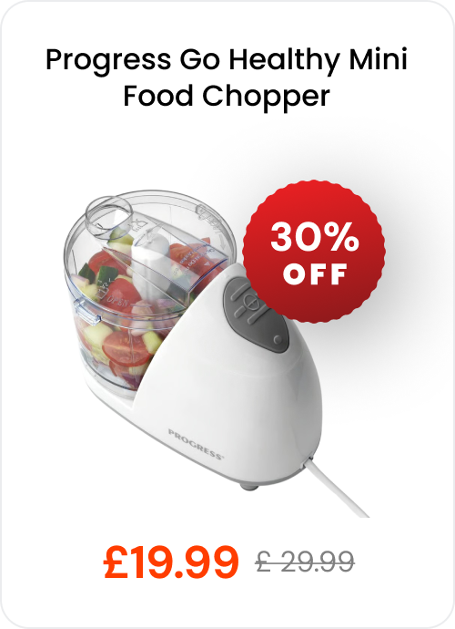 Progress Go Healthy Mini Food Chopper, 30% off, now £19.99 instead of £29.99!