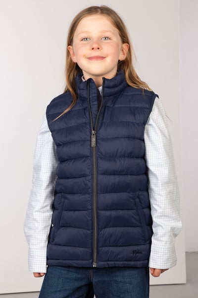 Kid's Padded Gilet - Runswick Bay - Navy