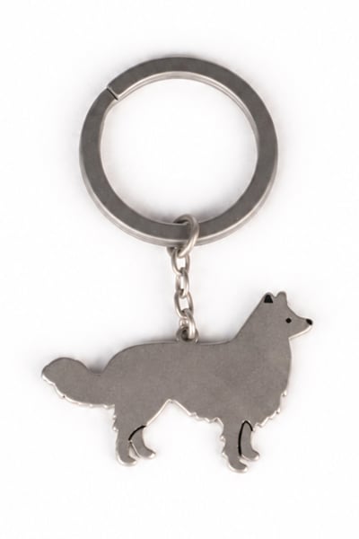 Dog Keyring - Border Collie
