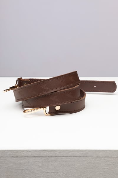 Leather Bag Strap - Chestnut Pheasant