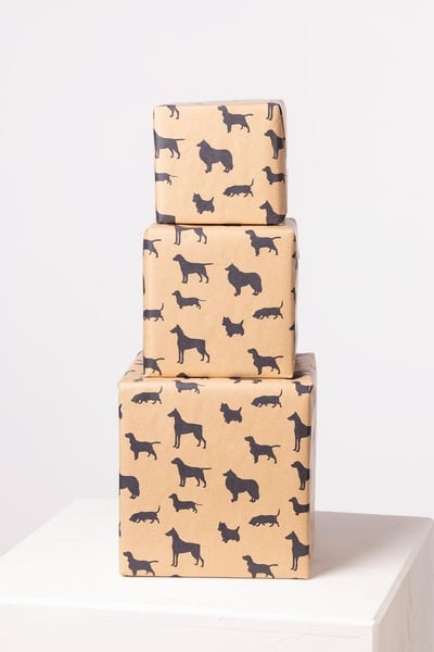 Wrapping Paper 3 Metre - Multi Dog Wrap