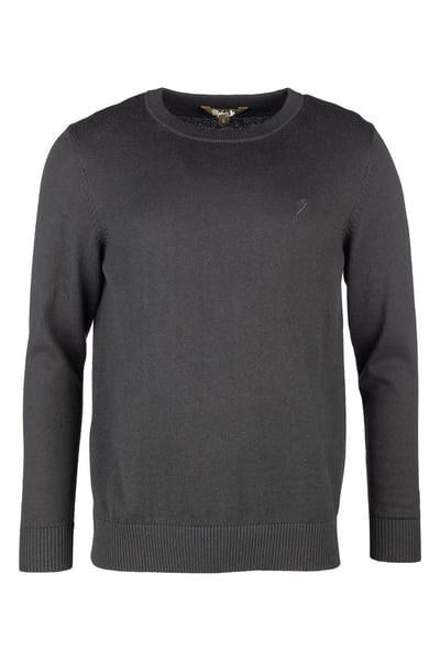 Men's Crew Neck Jumper - Wetherby - Dark Grey